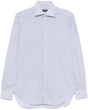 Barba Napoli パターン シャツ - ホワイト