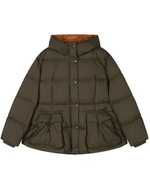 JNBY Gesteppte Daunenjacke Mit Kapuze - Grün