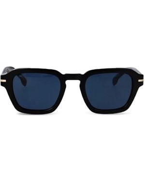 BOSS Square-Frame Sunglasses - Blue