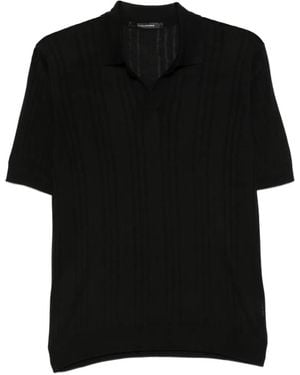 Tagliatore 'Darnel' Silk T-Shirt - Black