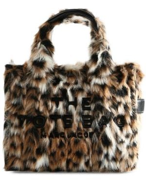 Marc Jacobs The Tote Bag Leopard-Print Tote Bag - Black