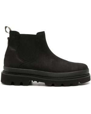 Clarks Badell Top Suede Ankle Boots - Black