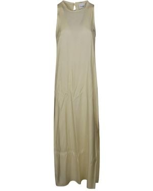 Nude Midikleid aus Jersey - Grün