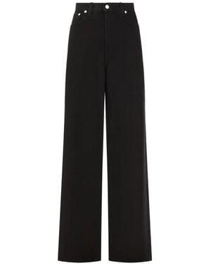 Lois Wide-Leg Jeans - Black