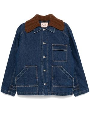 Plan C Denim Jacket - Blue