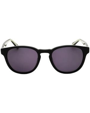 Spyder Round-Frame Sunglasses - Black