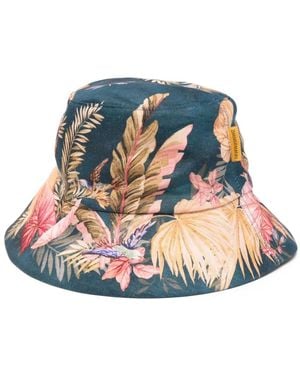 Zimmermann プリント バケットハット - ブルー