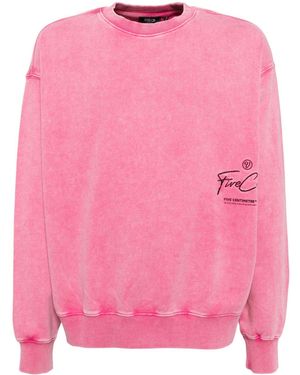 FIVE CM Logo Sweatshirt - Pink