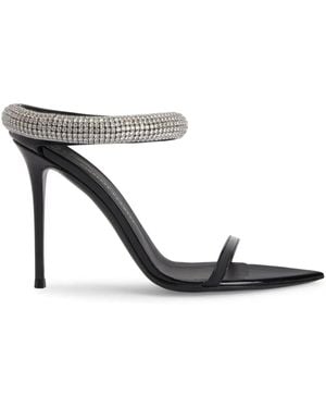 Giuseppe Zanotti 105Mm Intriigo Galassia Sandals - White