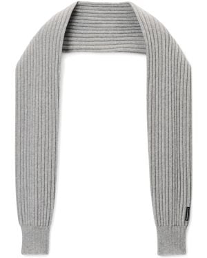 Alexander Wang Schal mit Logo-Detail - Grau