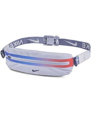 Nike Slim Waistpack 4.0 Logo-Print Belt Bag - Blue
