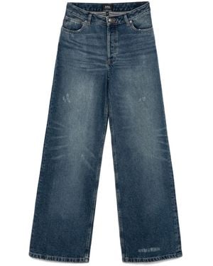 A.P.C. Vaqueros Elisabeth Acampanados - Azul