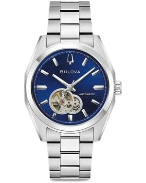 Bulova Surveyor 39Mm Watch - Blue