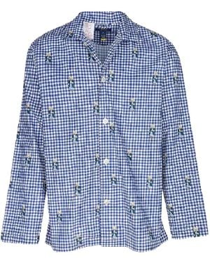 Polo Ralph Lauren Pigiama Con Stampa - Blu