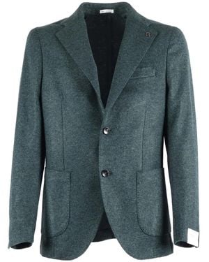 Brera Orologi Blazer Due Bottoni Con Tasche - Verde