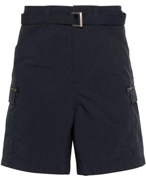 Sacai Taffeta Cargo Shorts - Blue