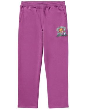 BBCICECREAM Graphic Planet Track Pants - Purple