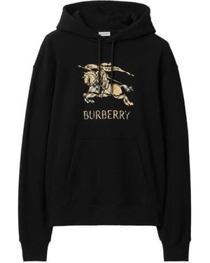 Burberry ロゴ パーカー - ブラック