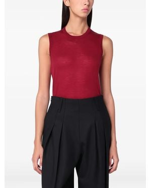 6397 Sleeveless Top - Red
