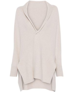 Philo-Sofie Cashmere Mantella Glam - Bianco