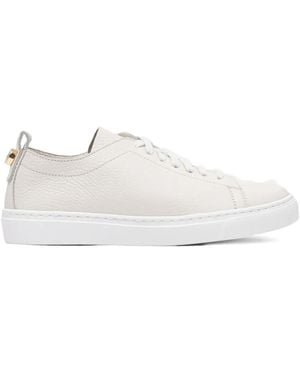 Henderson Lilly Leather Lace-Up Sneakers - White