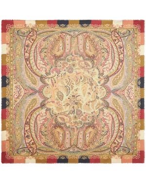 Etro Sciarpa Con Stampa Paisley - Neutro