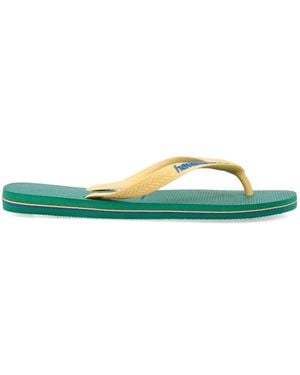 Havaianas Brasil Logo Flip-Flops - Grün
