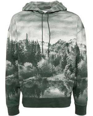 Maison Kitsuné Landscape Hoodie - Grey