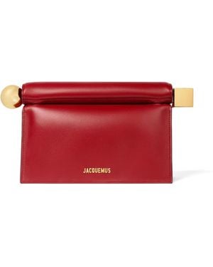 Jacquemus Bolso de mano The Rond Carré - Rojo