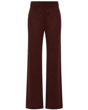 The Upside Coco Amelie Knit Track Trousers - Purple