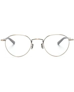 Eyevan 7285 Round-Frame Glasses - Metallic