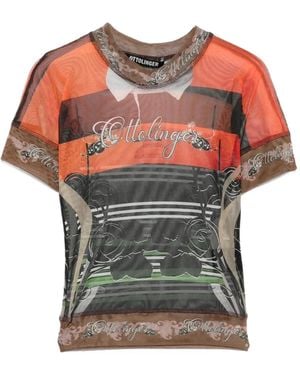 OTTOLINGER T-Shirt En Résille - Orange