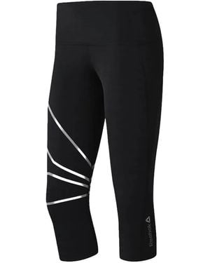 Reebok Osr Capri Cropped Leggings - Black