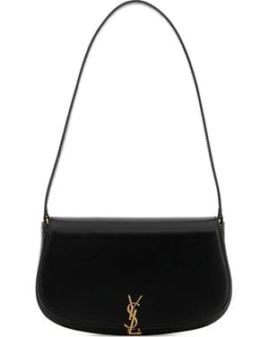Saint Laurent Mini Voltaire Schultertasche - Schwarz