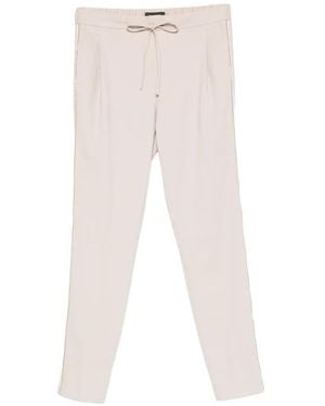 Fabiana Filippi Drawstring Side-Stripe Track Trousers - White