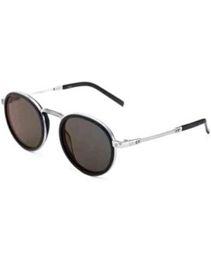 Hublot Mround-Frame Sunglasses - White