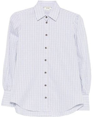 Diega Plaid Shirt - White