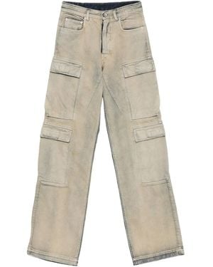 Rick Owens Vaqueros con bolsillos cargo - Gris