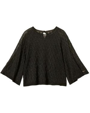Twinset Cropped-Pullover - Schwarz