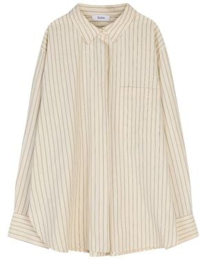 Stylein Jansell Striped Oversized Shirt - White