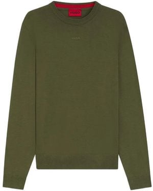 HUGO Logo-Detail Sweatshirt - Green