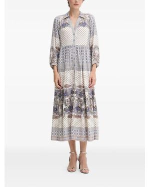 Hale Bob Zora Floral Maxi Dress - White