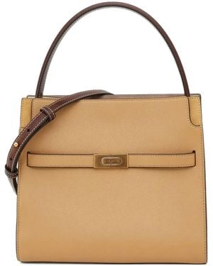 Tory Burch Small Lee Radziwill Tote Bag - Natural