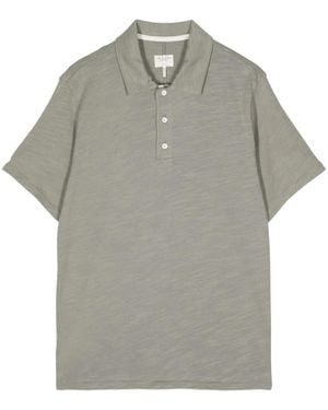 Rag & Bone Flame Cotton Polo Shirt - Grey