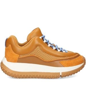 4Ccccees Leather sneakers - Orange