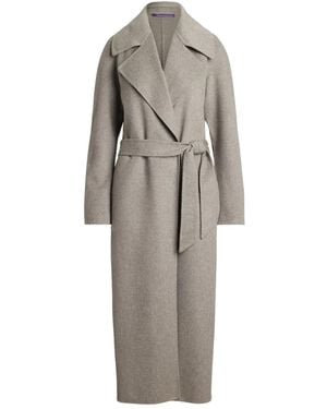 Ralph Lauren ベルテッド ダブルコート - グレー