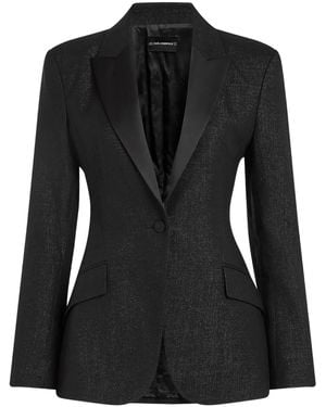 KARL LAGERFELD Peak-Lapel Blazer - Black