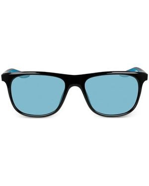 Nike Flo M Logo-Detail Sunglasses - Blue