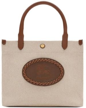 Burberry 迷你 Clovelly 托特包 - Natural