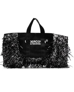 Undercover Handtasche mit Logo-Print - Schwarz